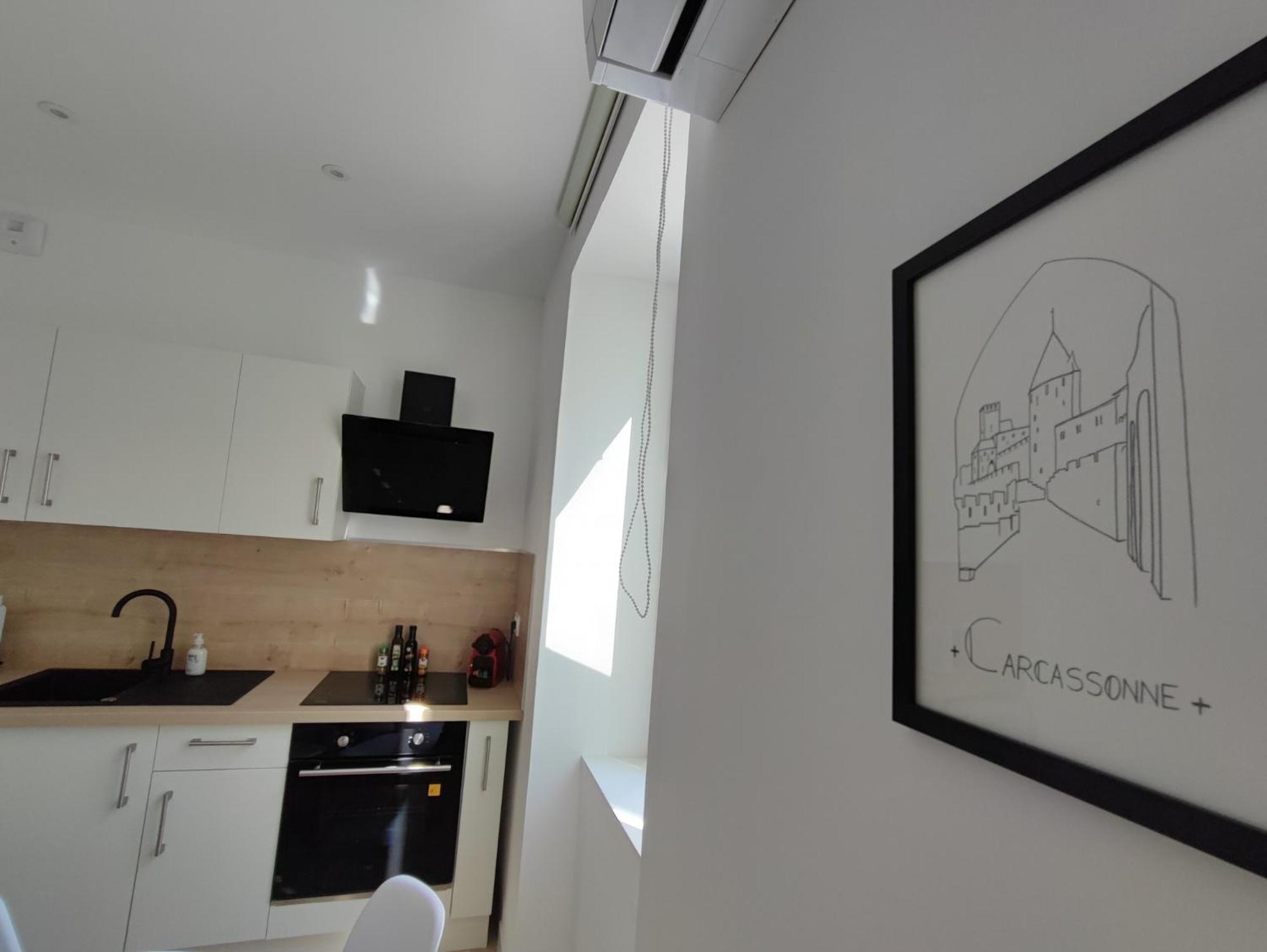 Pause Entre Cite Et Bastide *Clim *Wifi *Smart Tv Daire Carcassonne Dış mekan fotoğraf